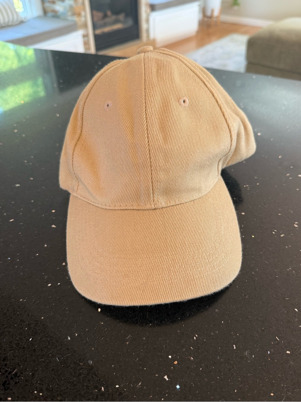 Classic Men's Tan Baseball Cap - Everyday Cotton Hat